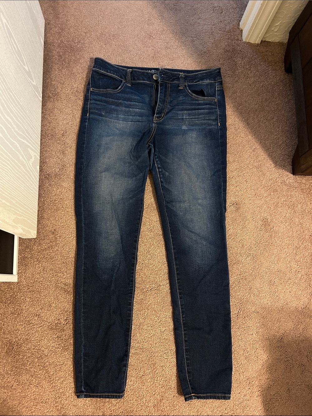 Women's Dark Wash Slim Jeans - Blue